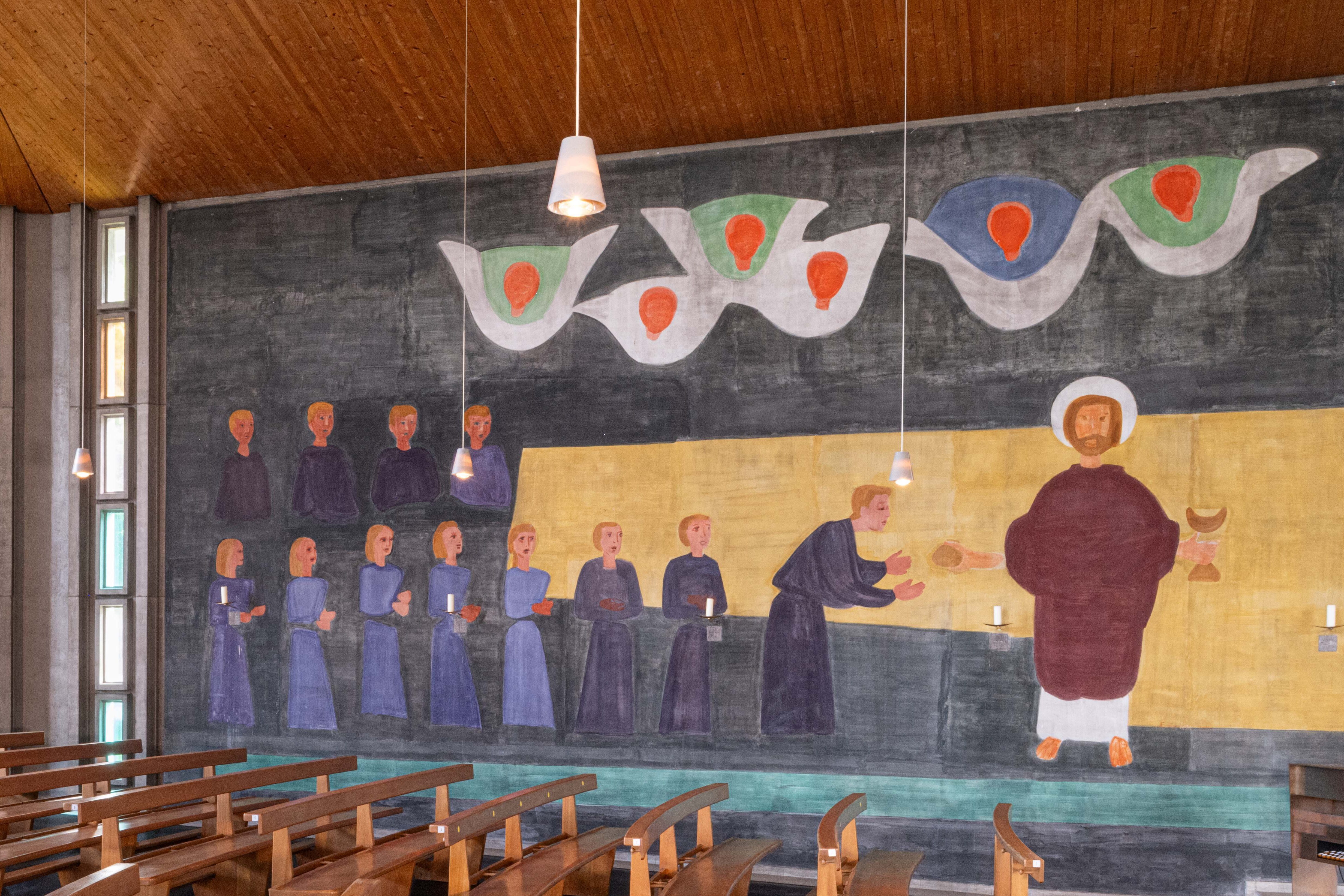 Kirche Bruder Klaus, Oberwil. Foto: Beni Sutter