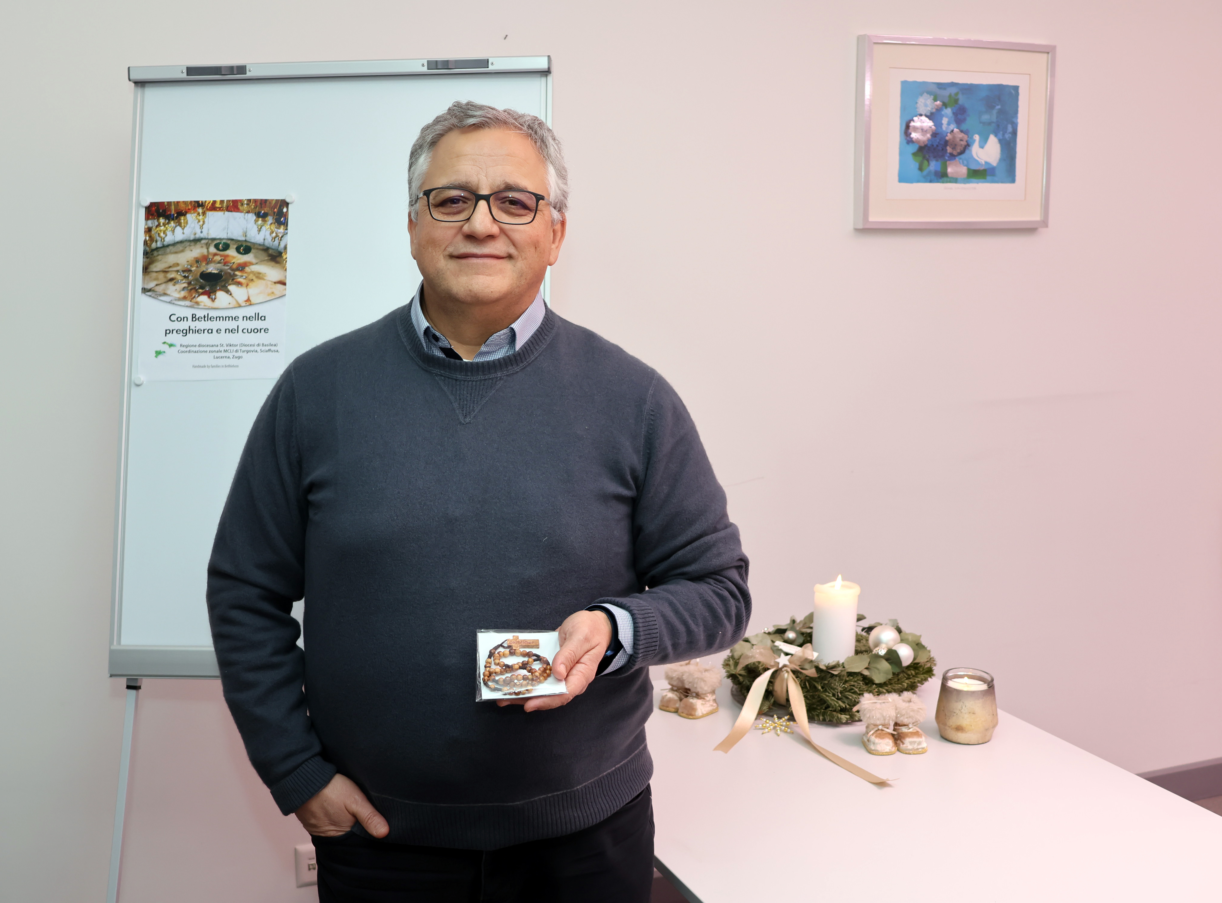 Die italienischsprachige Mission unterstützt zu Weihnachten 25 Familien in Betlehem. Foto: Arnold Landtwing